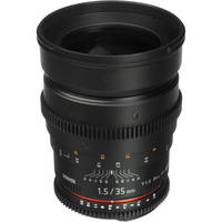 Bower 35mm T/1.5 Cine Lens for Canon DSLR