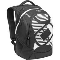 OGIO Privateer Backpack with 17" Laptop Pocket (White Stripes)