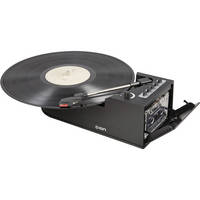 Ion Digital Conversion Turntable with Cassette Deck