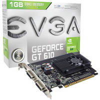 EVGA nVIDIA GeForce GT 610 1 GB DDR3 Graphics Card