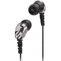 Scosche Noise Isolation Earphones with slideLINE Mic and Remote (Black / Chrome)