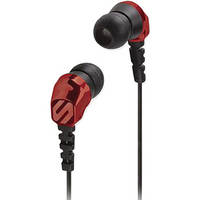Scosche Noise Isolation Earphones with slideLINE Mic and Remote (Black / Red / Chrome)