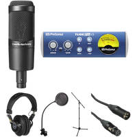 Audio-Technica AT2035 Mic, PreSonus TubePre v2 and Shure SRH440 Headphones Kit