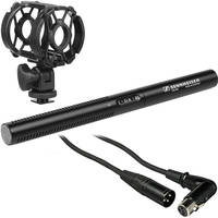 Sennheiser MKE-600 Shotgun Microphone with DUSM-1 Shockmount and XLR Cable Kit