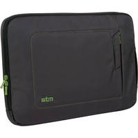 STM Jacket Laptop Sleeve for 17" Screens (Large, Black)