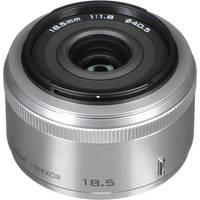 Nikon 1 Nikkor 18.5mm f/1.8 Lens for CX Format (Silver)