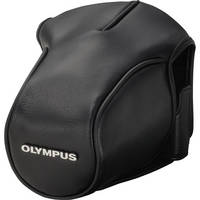 Olympus CS-36FBC Leather Wrap Around Case for OM-D E-M5 Digital Camera (Black)