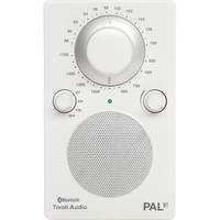 Tivoli PAL BT Bluetooth Portable Radio (Glossy White/White)