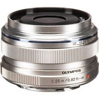 Olympus M.ZUIKO Digital 17mm f/1.8 Lens (Silver)