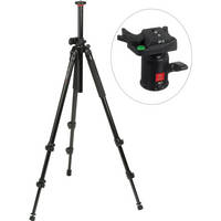 Oben AC-2310LA 3-Section Aluminum Lateral Tripod With BA-0 Ball Head Kit