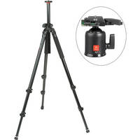 Oben AC-2320LA 3-Section Aluminum Lateral Tripod With BA-2 Ball Head Kit