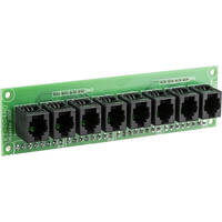 alzatex KTPP4A0 Patch Panel Block with 8 RJ11 Ports