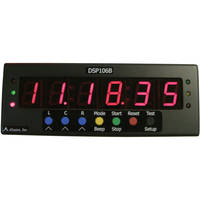 alzatex DSP106B6 6-Digit LED Display with 1" High Solid-Segment Digits (Black)