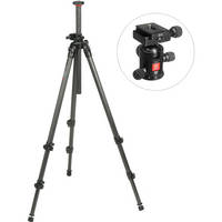 Oben CC-2310LA 3-Section Carbon Fiber Lateral Tripod Legs with BB-0 Ball Head