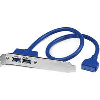 Startech 2-PORT USB 3.0 A FEMALE SLOT PLATE ADP
