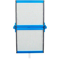 Dracast LED1000 Silver Series Foldable Bi-Color LED Light + On-Camera Light + V-Mount to Dual NPF Converter