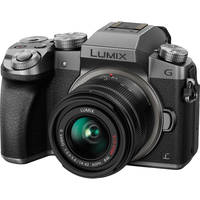 Panasonic Lumix DMC-G7 16.5MP 4K Ultra HD Mirrorless Digital Camera with 14-42mm Lens (Silver)