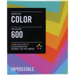 Impossible  Instant Color Film with Color Frames for Polaroid 600-Type Cameras
