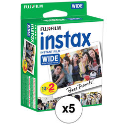 Fujifilm instax Wide Instant Film (5 x Twin Packs)