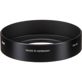 B+W 52mm Screw-In Metal Wide Angle Lens Hood #970