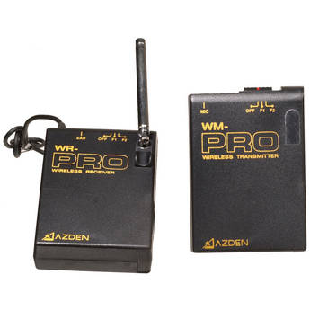 Azden WLX-Pro/I Camera Mountable VHF Wireless Lavalier/Headworn Mic System
