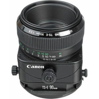 Canon Telephoto Tilt Shift TS-E 90mm f/2.8 Manual Focus Lens for EOS