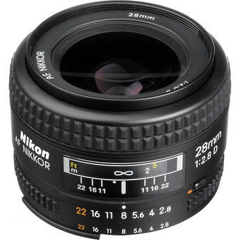 Nikon AF NIKKOR 28mm f/2.8D Autofocus Lens