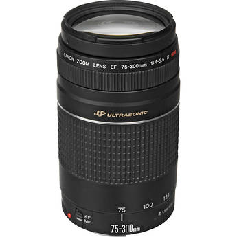 Canon 75-300mm f/4.0-5.6 III USM Autofocus Lens