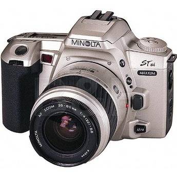 Konica Minolta Maxxum STsi 35mm SLR Camera (Silver) 2 Lens Kit