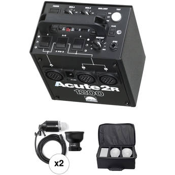 Profoto Acute 2R 1200W/s 2 Head Pro Value Pack with Case (90-260V)