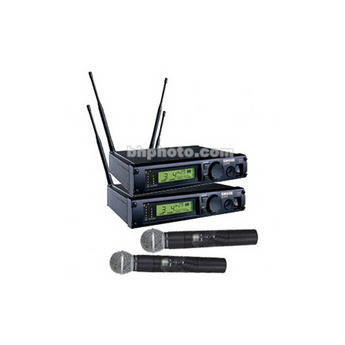 Shure ULX Professional Series Dual Wireless Handheld Microphone System (Frequency M1 / 662 - 698 MHz)