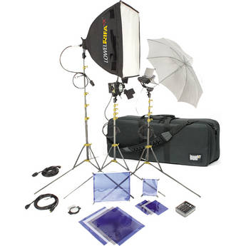 Lowel DV Core 500 Kit, LB35R Case