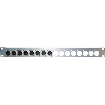 ATI Audio Inc 20462-502 - 8 x XLR 19" Rack Patch Panel