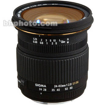 Sigma 24-60mm f/2.8 EX DG Autofocus Lens