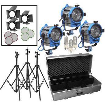 Arri 650W Fresnel Compact 3-Light Kit