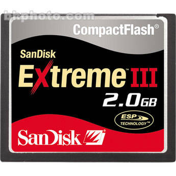 SanDisk 2GB Extreme III CompactFlash Card