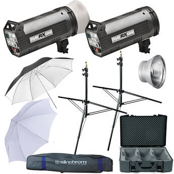 Elinchrom Digital Style 1200RX Flash Two Monolight Kit (120VAC)