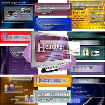 CrystalGraphics PowerPlugs: Headings Volume II (2) for PowerPoint