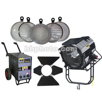DeSisti Remington 6-12K HMI Par Kit, Lenses, Barndoors, Bulb  (185-265V)