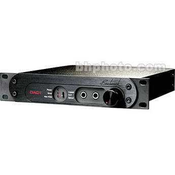 Benchmark DAC1 - Stereo D/A Converter with Rack Ears - (110V) Black