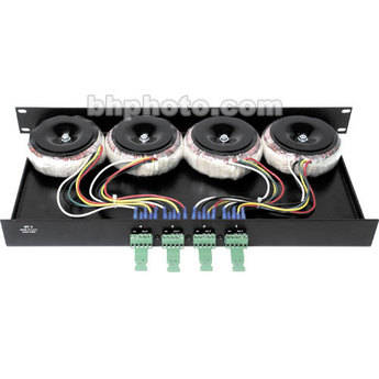Rane KT-4 - Mounting Tray for Holding Four TF-4 Transformers