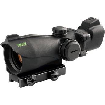 Bushnell 1x32 Trophy Riflescope with Red/Green T Dot Reticle (Matte Black)