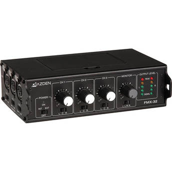Azden FMX-32 Microphone Field Mixer