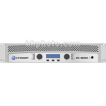 Crown Audio XTi 4000 Stereo Power Amplifier with DSP (650W/Channel @ 8 Ohms)