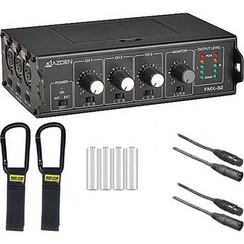 Azden FMX-32 ENG/EFP Basic Field Mixer Kit