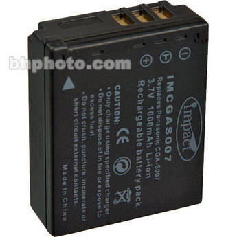 Impact CGA-S007 Rechargeable Lithium-Ion Battery Pack (3.7V, 950mAh)