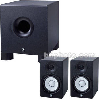 Yamaha 2.1 Monitoring System - 2 HS50M Monitors and 1 HS10W Subwoofer