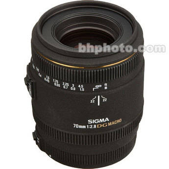 Sigma 70mm f/2.8 EX DG Macro AF Lens for Sony & Minolta
