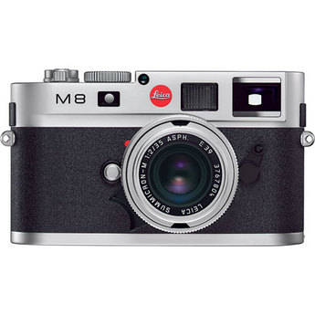 Leica M8 Rangefinder Digital Camera Body (Silver Chrome)