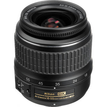 Nikon 18-55mm f/3.5-5.6G ED II AF-S DX Zoom-Nikkor Autofocus Lens